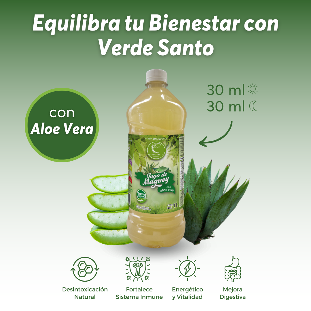 Jugo de Maguey con Aloe Vera