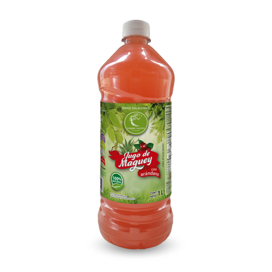 Jugo de Maguey con Arándano