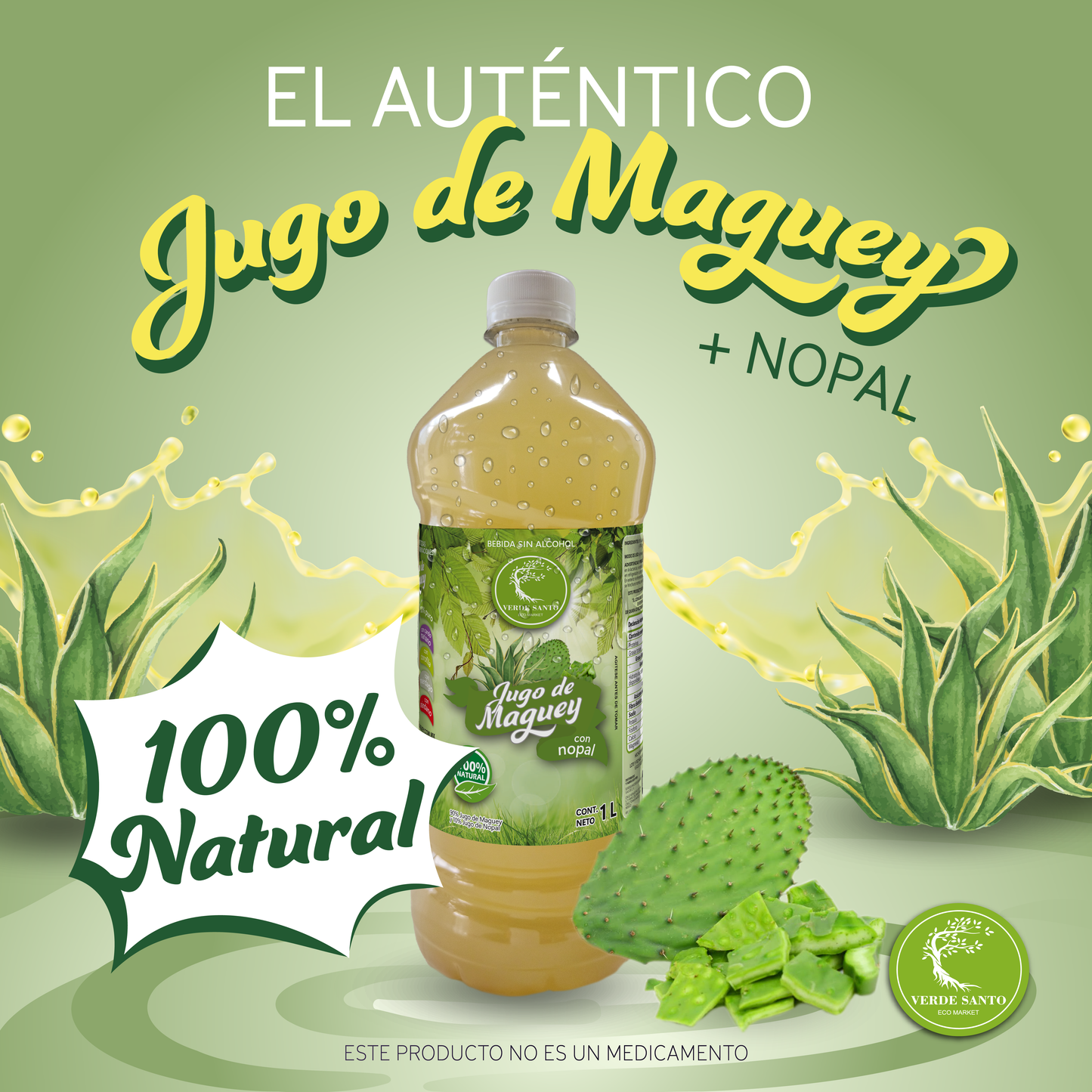 Jugo de Maguey con Nopal