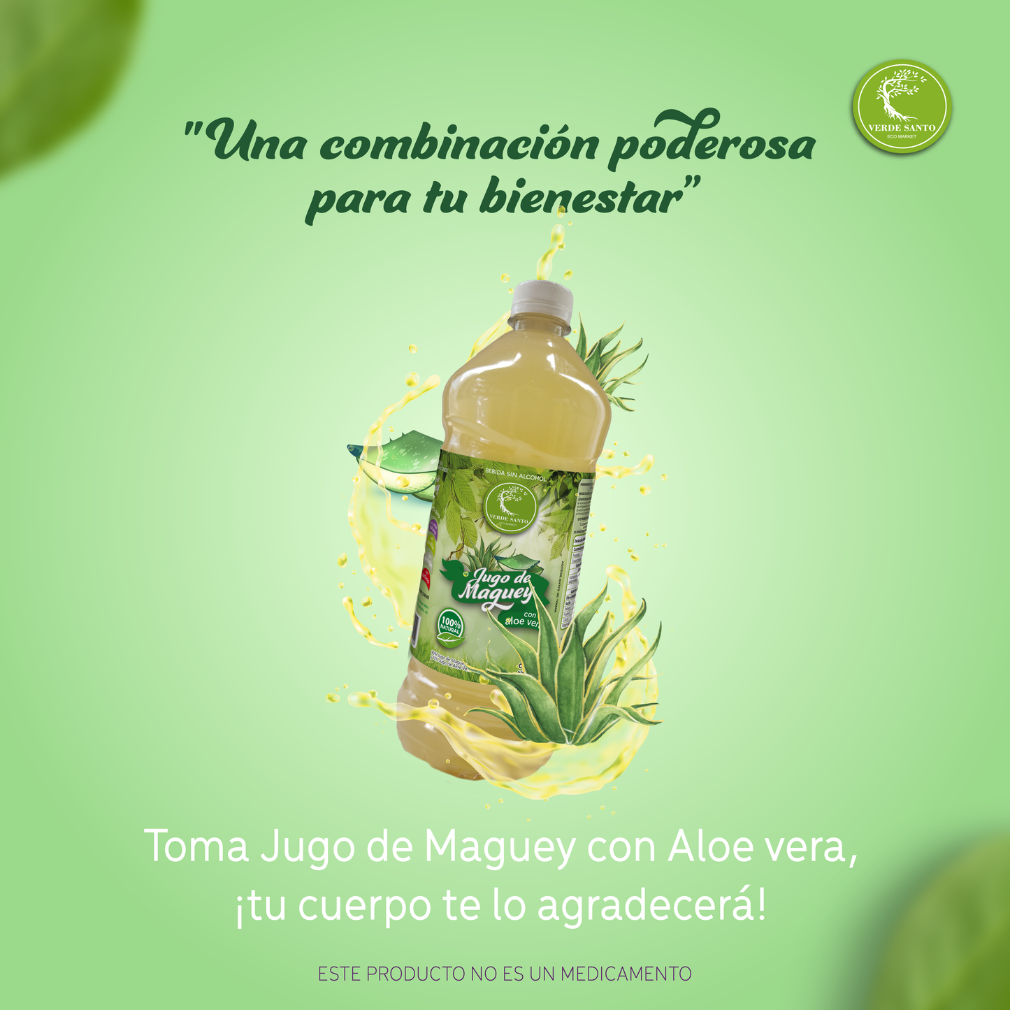 Jugo de Maguey con Aloe Vera