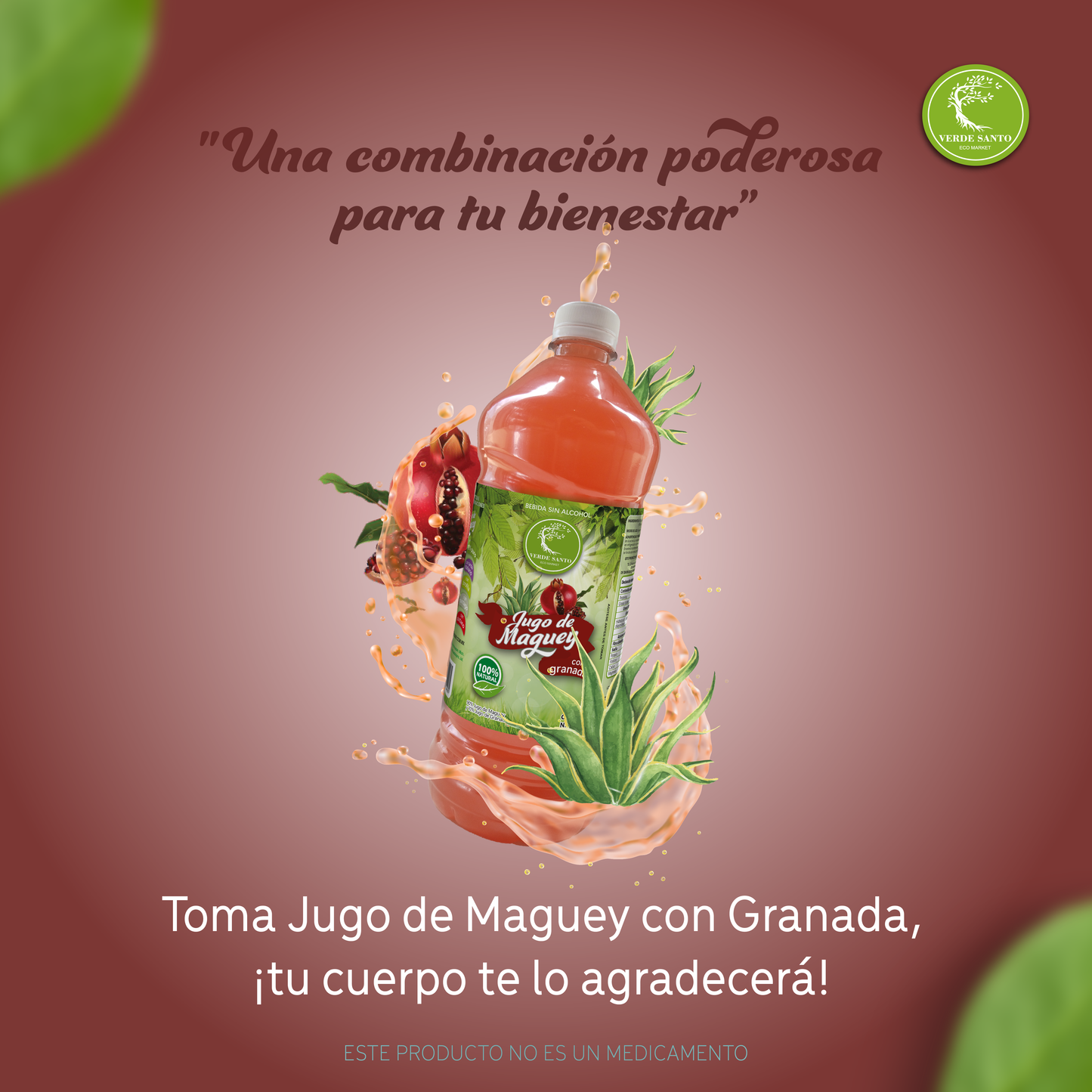 Jugo de Maguey con Granada